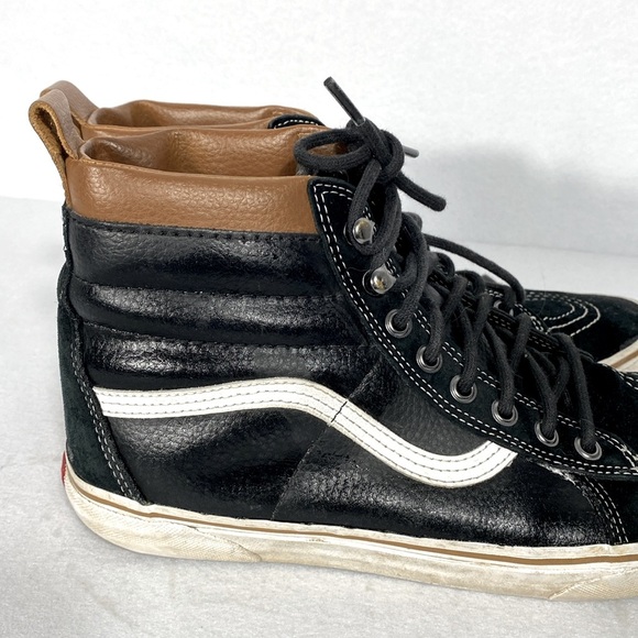 Vans Sk8-Hi Scotchguard Black and Tan High-Top Sneakers size 10.5 - Picture 12 of 12